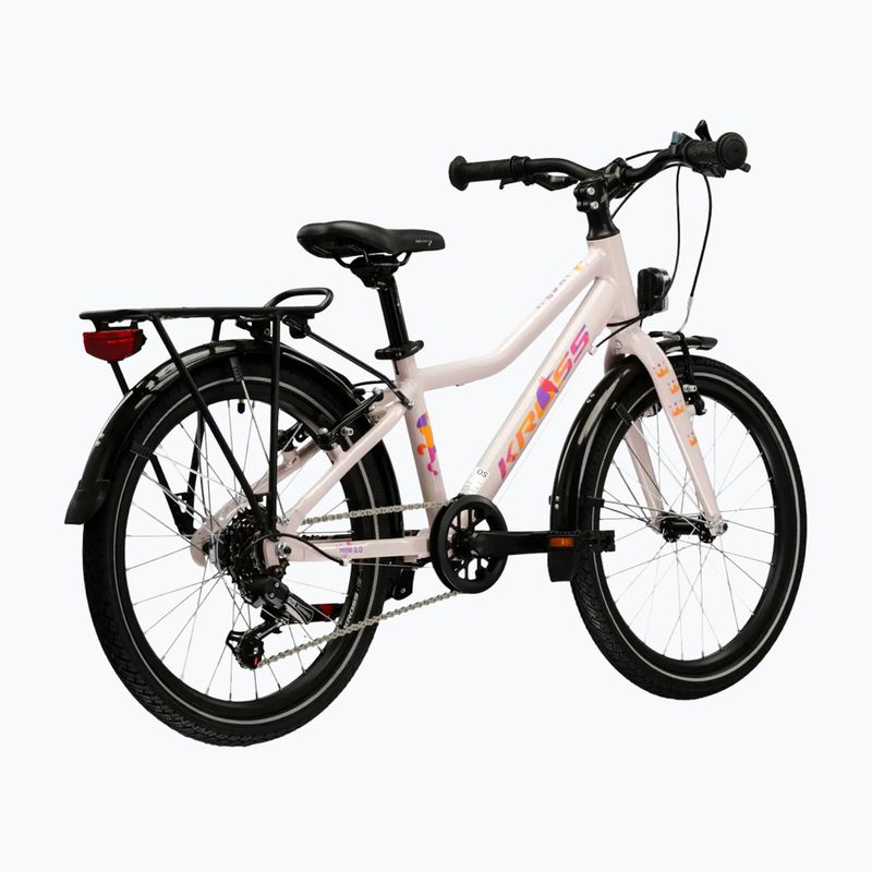 Rower dziecięcy KROSS Lea Mini 3.0 Eq W różowy/różowy/połysk 3