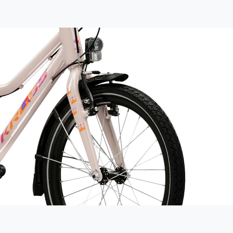Rower dziecięcy KROSS Lea Mini 3.0 Eq W różowy/różowy/połysk 5