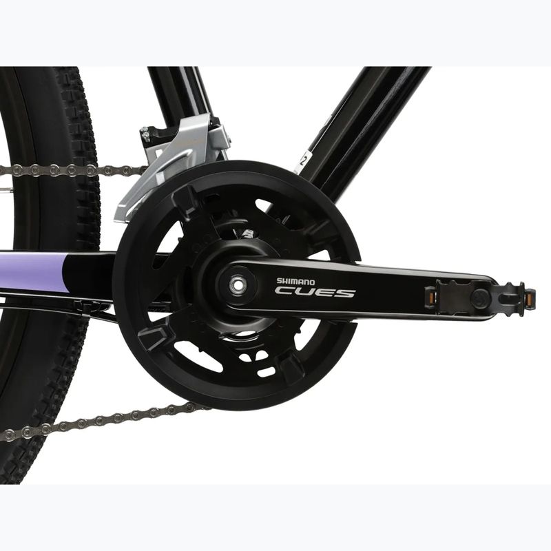 Rower crossowy damski KROSS Evado 7.0 W czarny/fioletowy/połysk 10