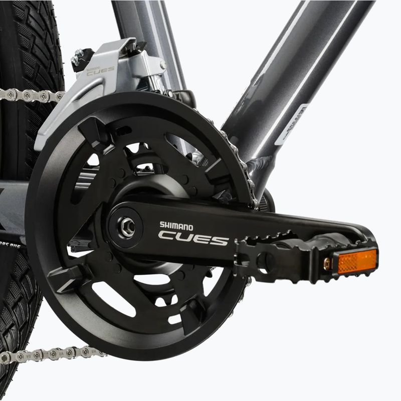 Rower crossowy KROSS Evado 5.0 szary/czarny/połysk 8