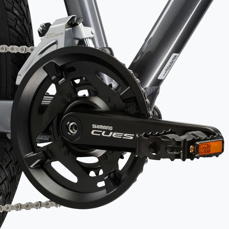 Rower crossowy damski KROSS Evado 5.0 W szary/niebieski/połysk 9