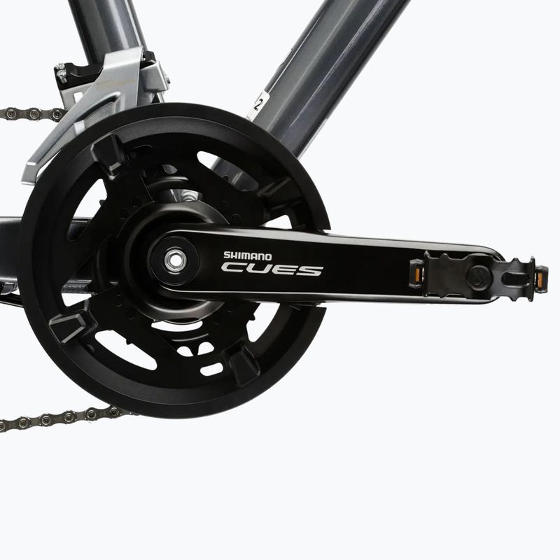 Rower crossowy damski KROSS Evado 5.0 W szary/niebieski/połysk 10