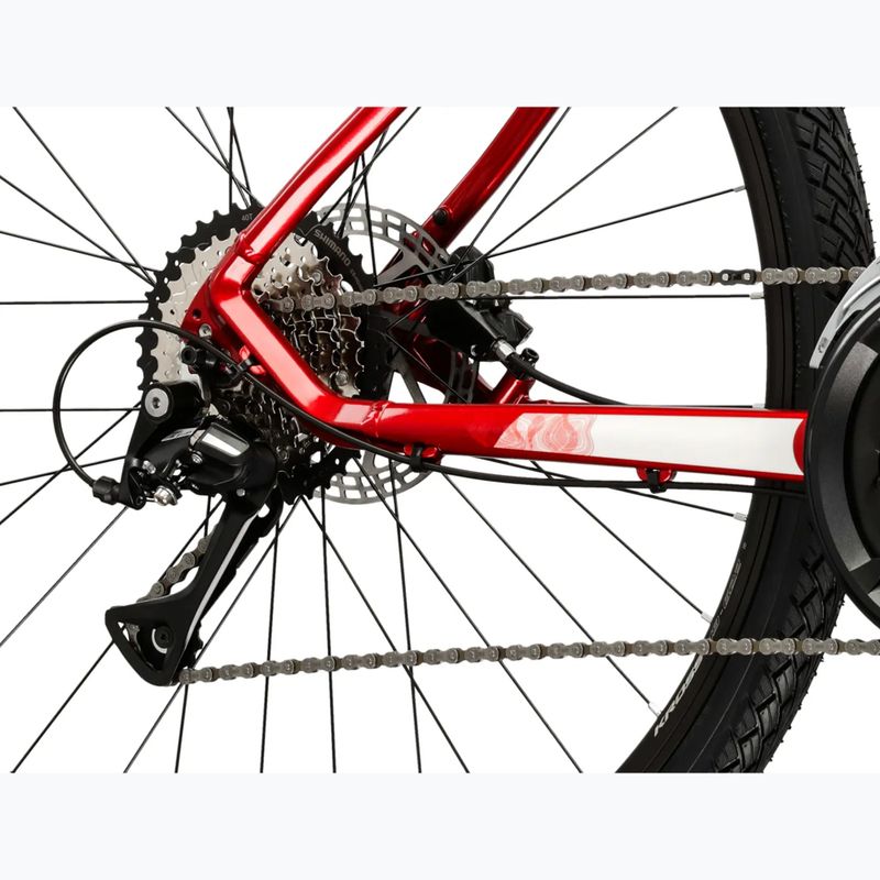 Rower crossowy KROSS Evado 4.0 bordowy/biały 8