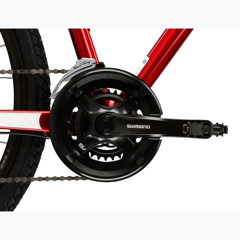 Rower crossowy KROSS Evado 4.0 bordowy/biały 10