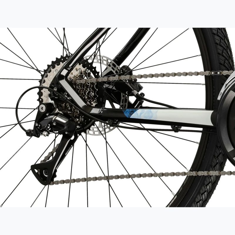 Rower crossowy KROSS Evado 4.0 czarny/srebrny 8