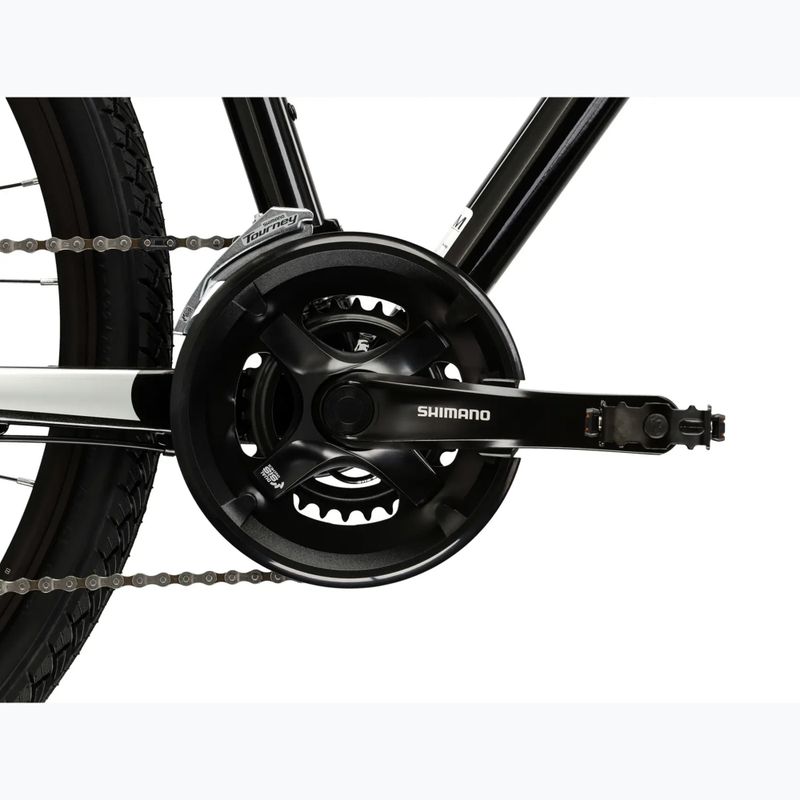 Rower crossowy KROSS Evado 4.0 czarny/srebrny 10