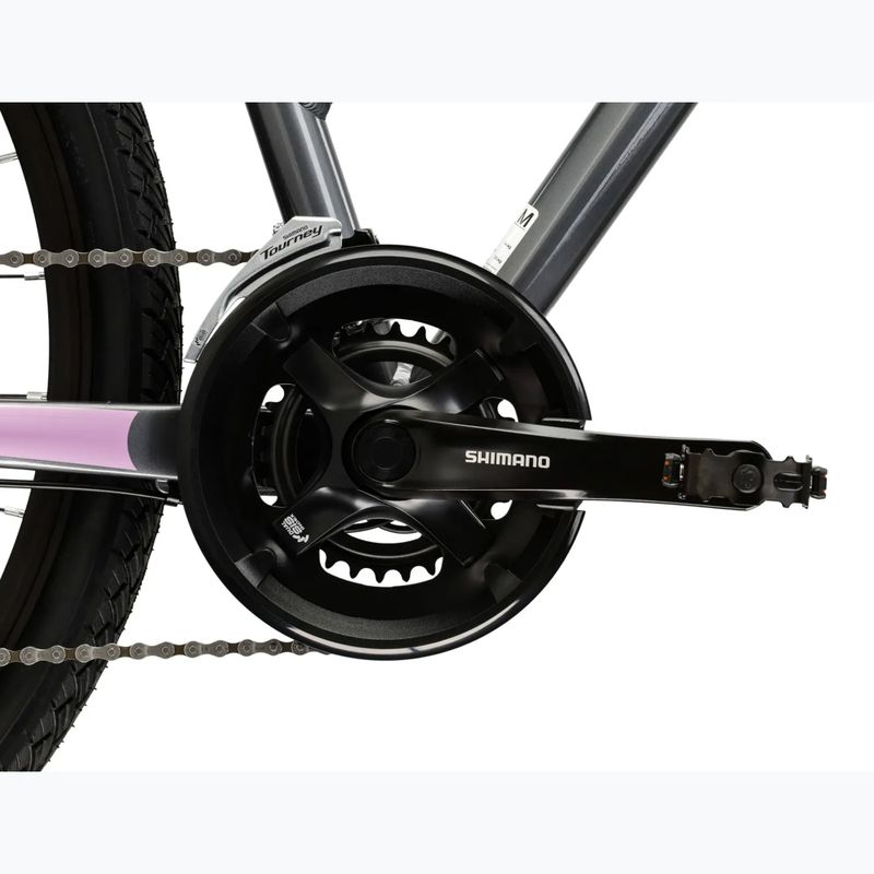 Rower crossowy damski KROSS Evado 4.0 W szary/różowy/połysk 10
