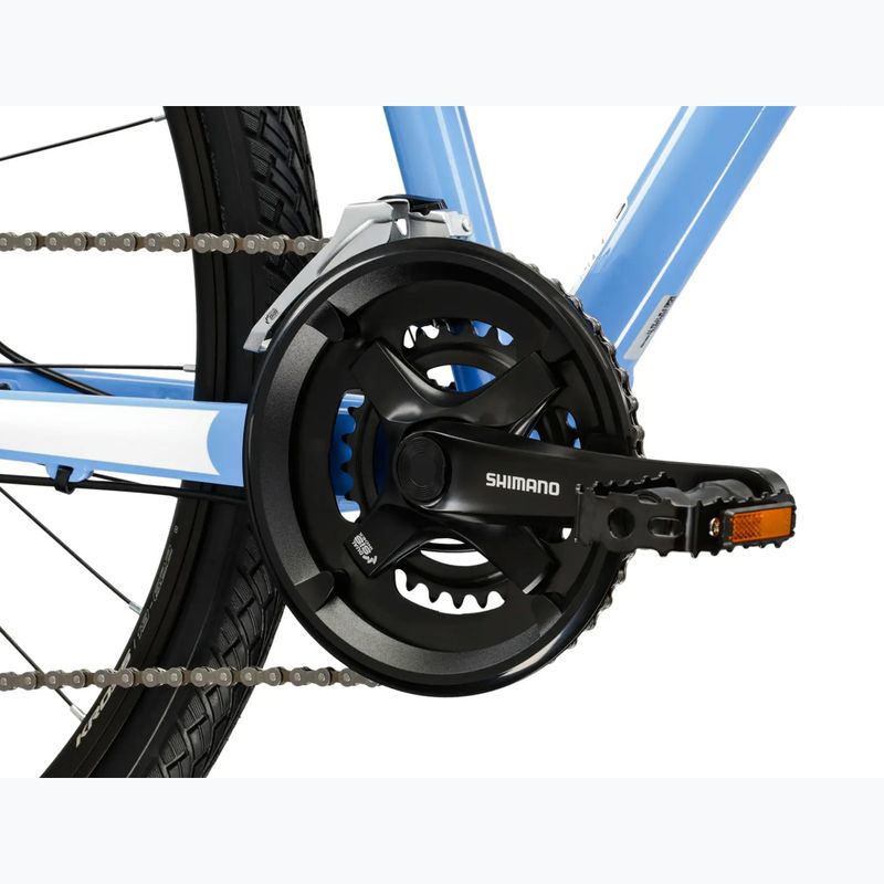 Rower crossowy damski KROSS Evado 3.0 W niebieski/biały/połysk 9