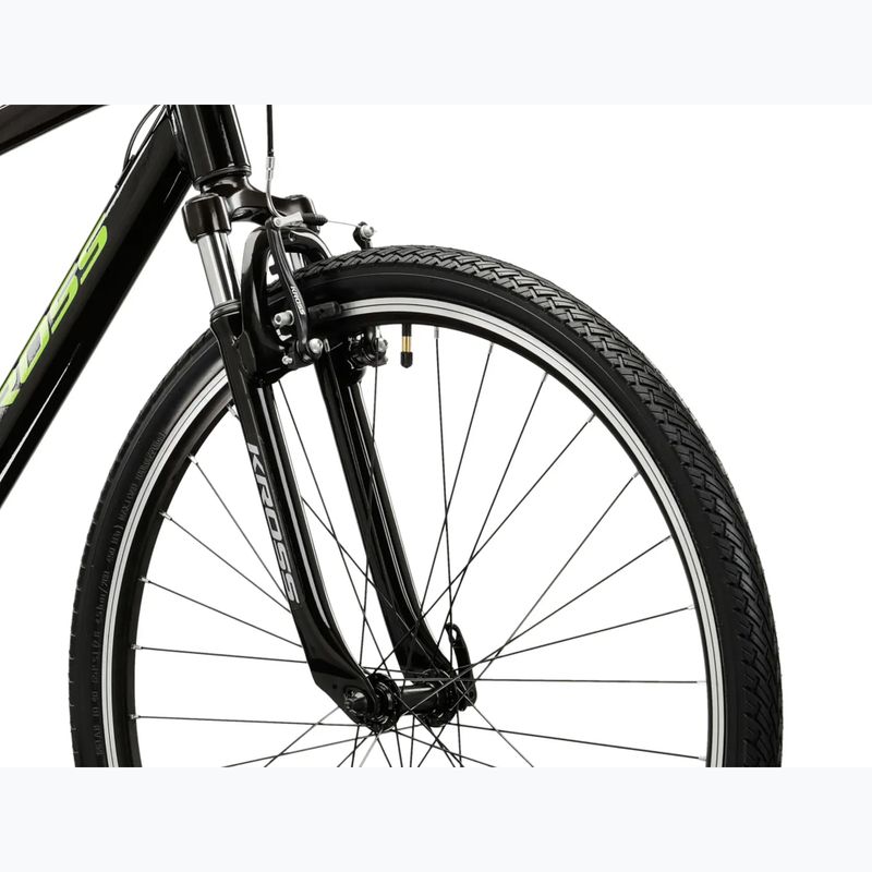 Rower crossowy KROSS Evado 2.0 czarny/zielony/połysk 5