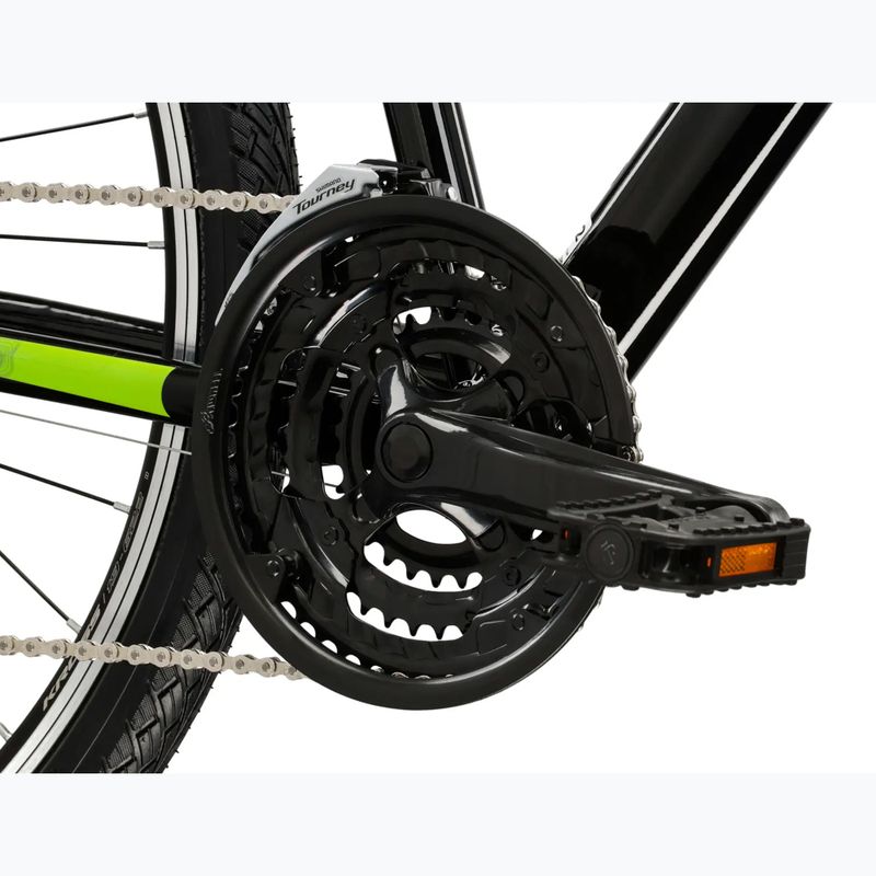 Rower crossowy KROSS Evado 2.0 czarny/zielony/połysk 8