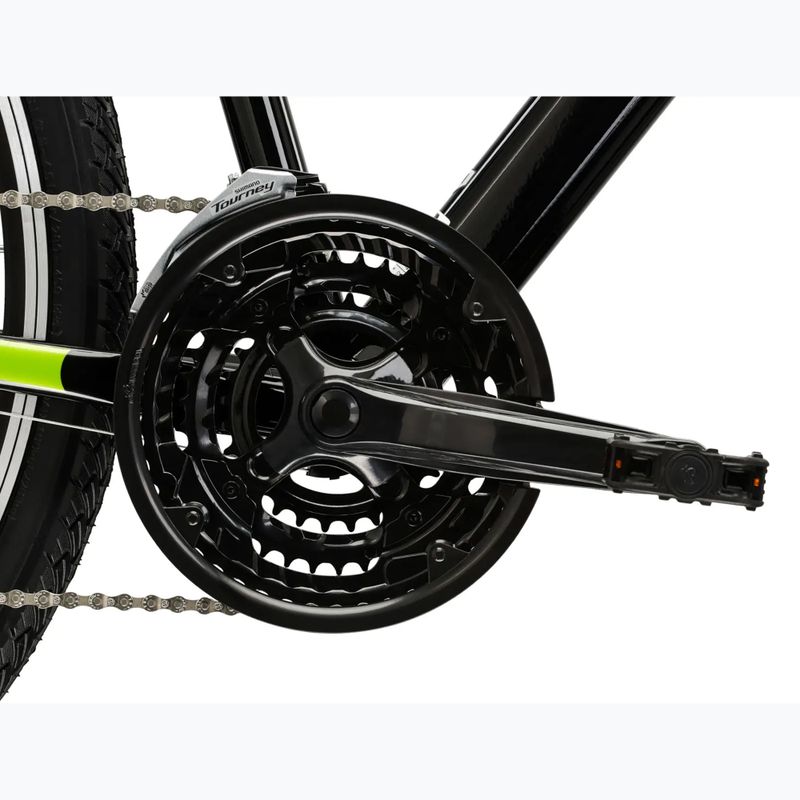 Rower crossowy KROSS Evado 2.0 czarny/zielony/połysk 9