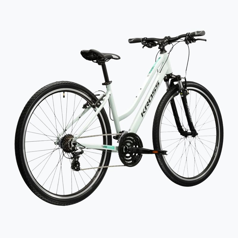 Rower crossowy damski KROSS Evado 2.0 W miętowy/czarny/połysk 3