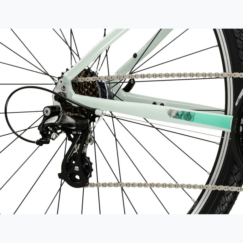 Rower crossowy damski KROSS Evado 2.0 W miętowy/czarny/połysk 7