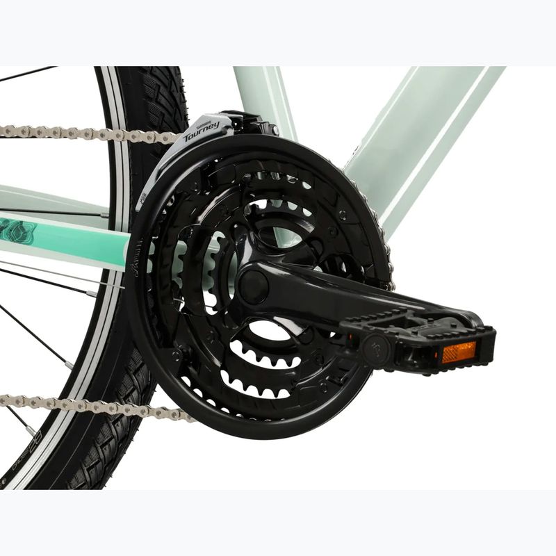 Rower crossowy damski KROSS Evado 2.0 W miętowy/czarny/połysk 8