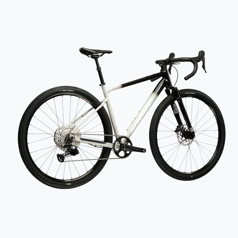 Rower gravelowy KROSS Esker TR czarny/szary/połysk 2