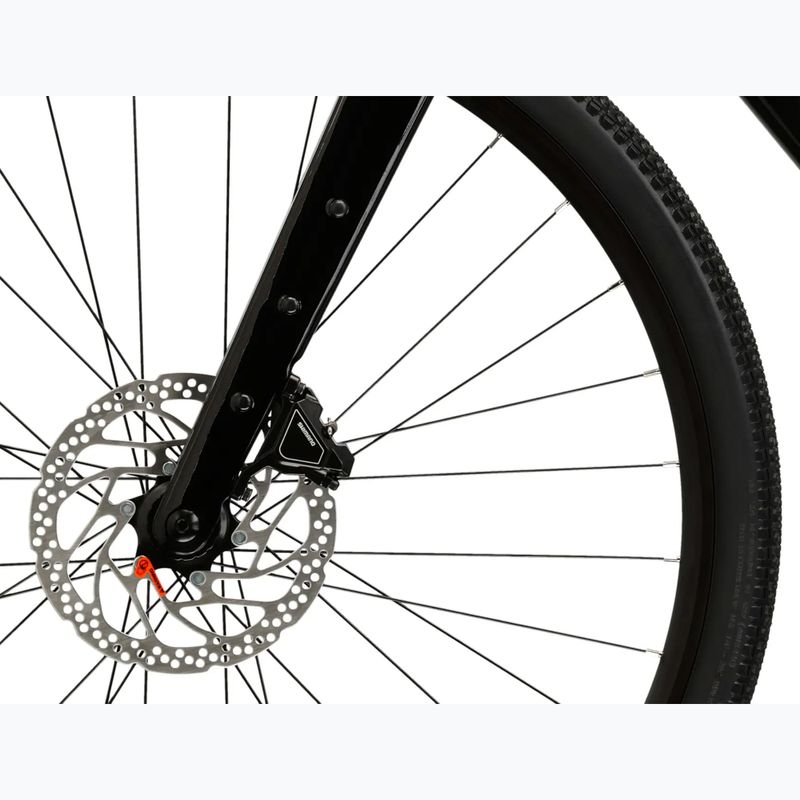 Rower gravelowy KROSS Esker FL czarny/zielony/połysk 8