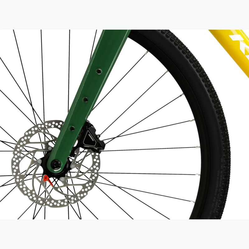 Rower gravelowy KROSS Esker FL zielony/żółty/połysk 7