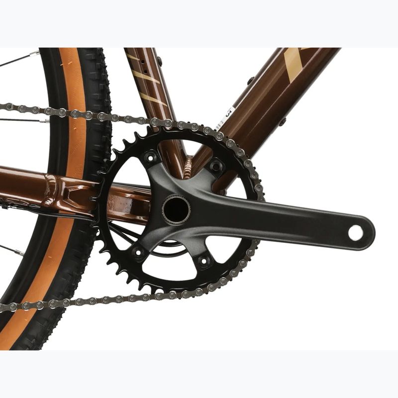 Rower gravelowy KROSS Esker 2.0 brązowy/beżowy/połysk 11