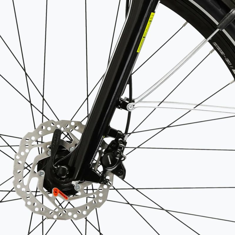 Rower trekkingowy męski KROSS Trans 5.0 brązowy/srebrny/połysk 7