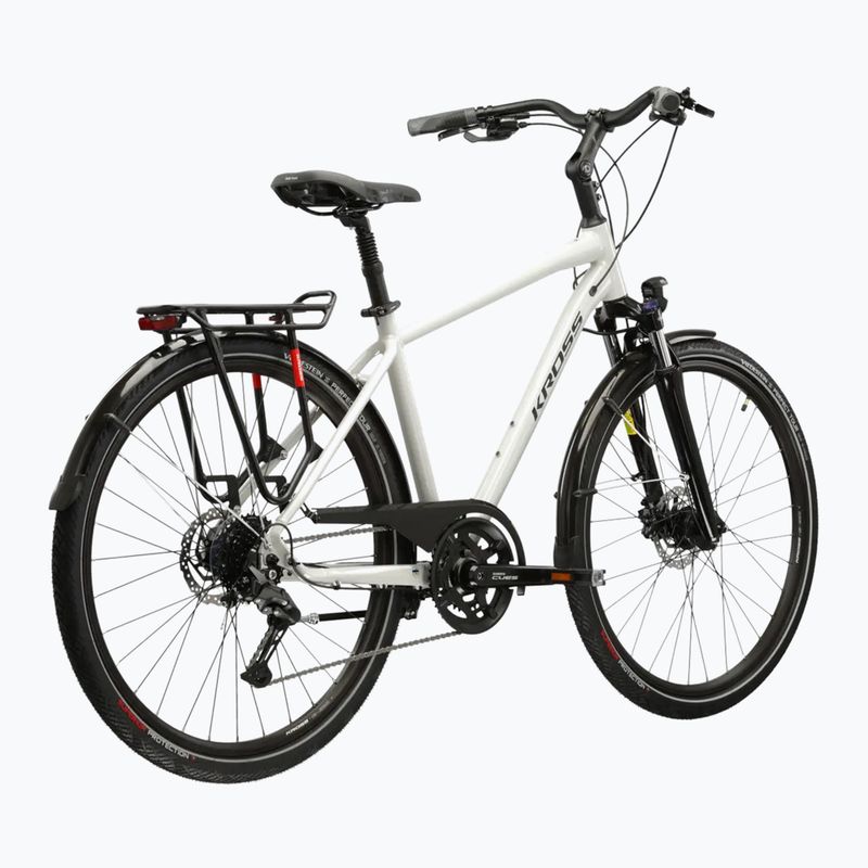Rower trekkingowy męski KROSS Trans 5.0 szary/granatowy/połysk 3