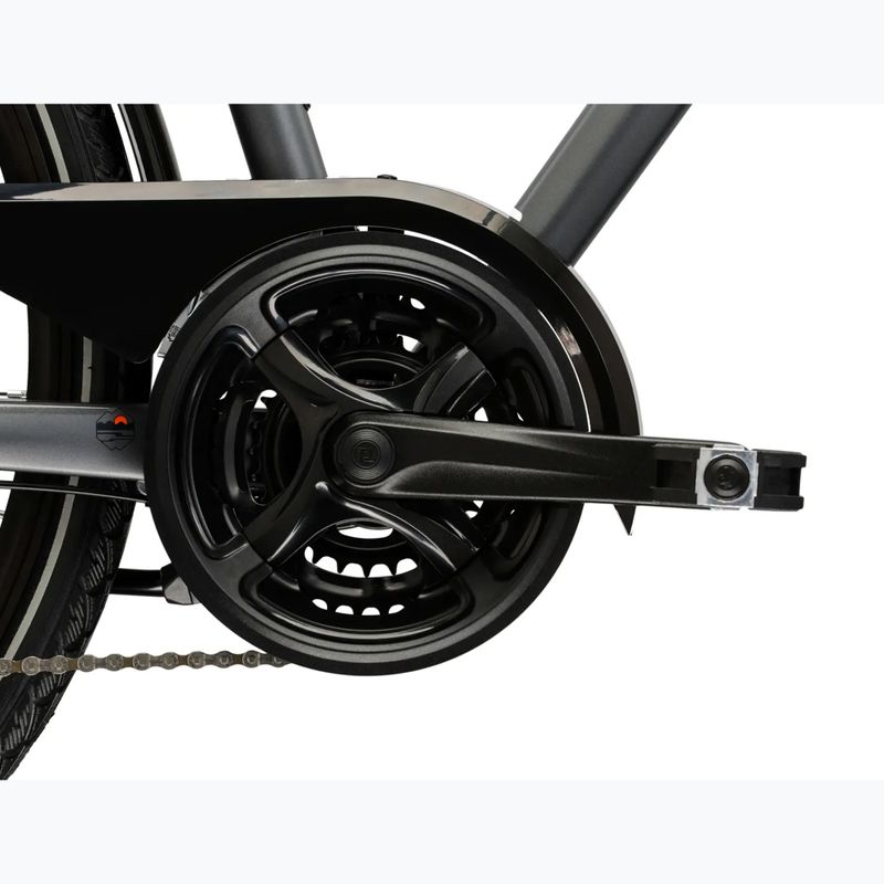 Rower trekkingowy męski KROSS Trans 4.0 szary/czarny/matowy 10