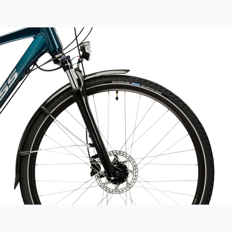 Rower trekkingowy KROSS Explorer 4.0 turkusowy/srebrny/połysk 6