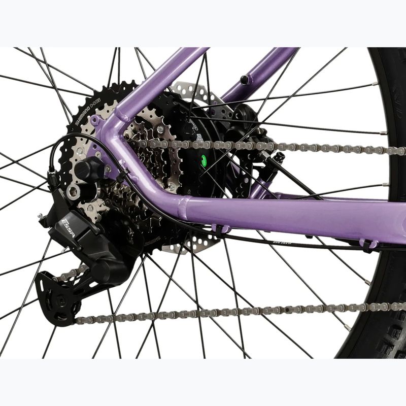 Rower elektryczny damski KROSS Lea Boost 1.0 522Wh fioletowy/różowy/połysk 8