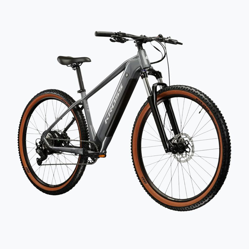 Rower elektryczny KROSS Hexagon Boost 1.0 522Wh szary/szary/połysk 2