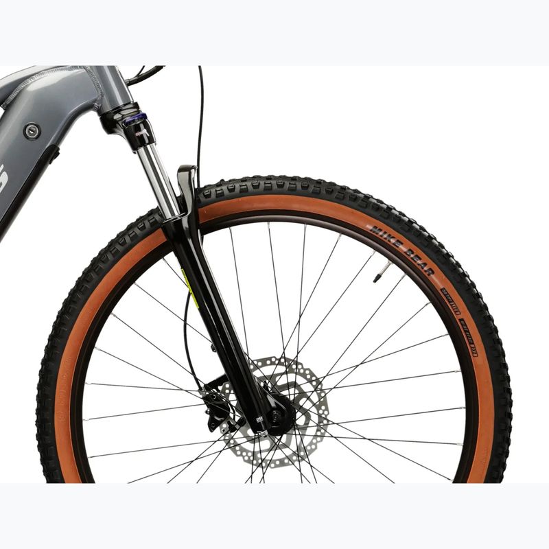 Rower elektryczny KROSS Hexagon Boost 1.0 522Wh szary/szary/połysk 6