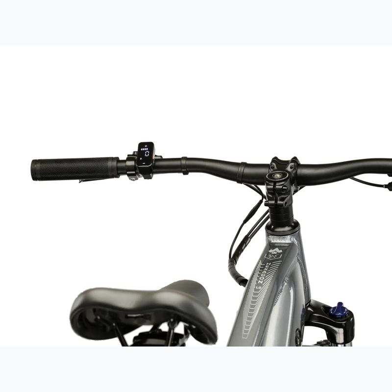 Rower elektryczny KROSS Hexagon Boost 1.0 522Wh szary/szary/połysk 13