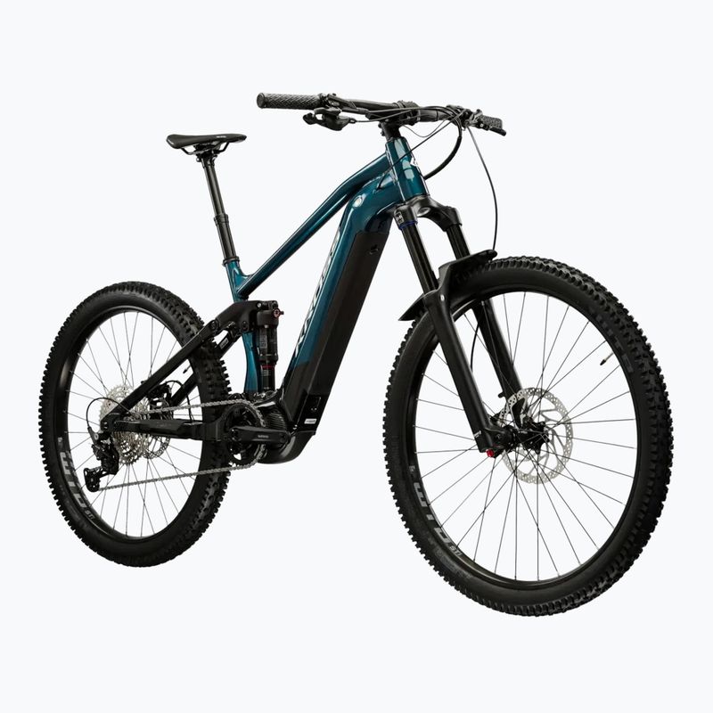 Rower elektryczny KROSS Grist Boost 2.0 el. 630 Wh turkusowy/czarny/połysk 2