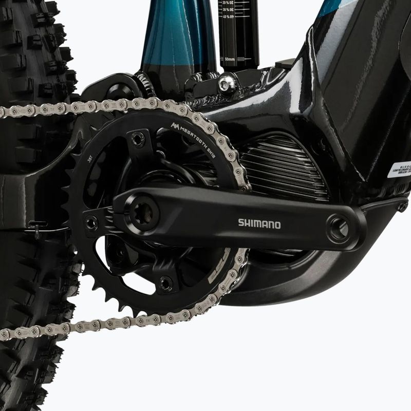 Rower elektryczny KROSS Grist Boost 2.0 el. 630 Wh turkusowy/czarny/połysk 9
