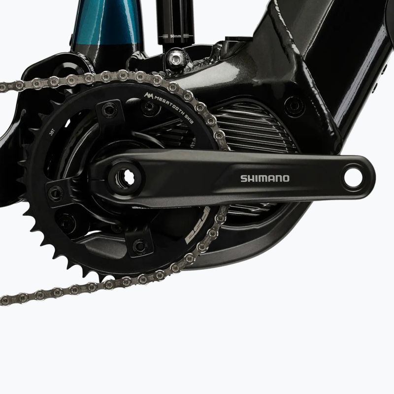 Rower elektryczny KROSS Grist Boost 2.0 el. 630 Wh turkusowy/czarny/połysk 10