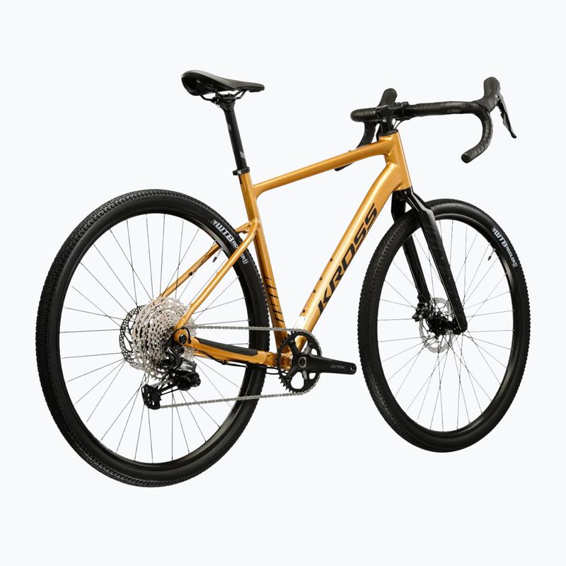 Rower gravelowy KROSS Esker 5.0 złoty/grafitowy 3