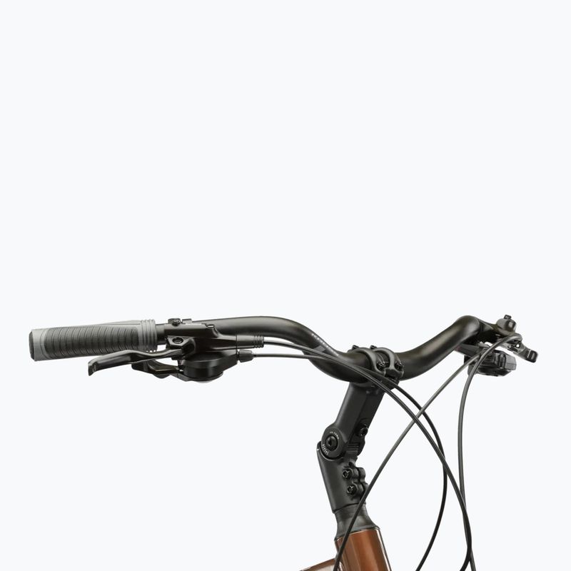 Rower trekkingowy KROSS Trans 5.0 brązowy/srebrny/połysk 4