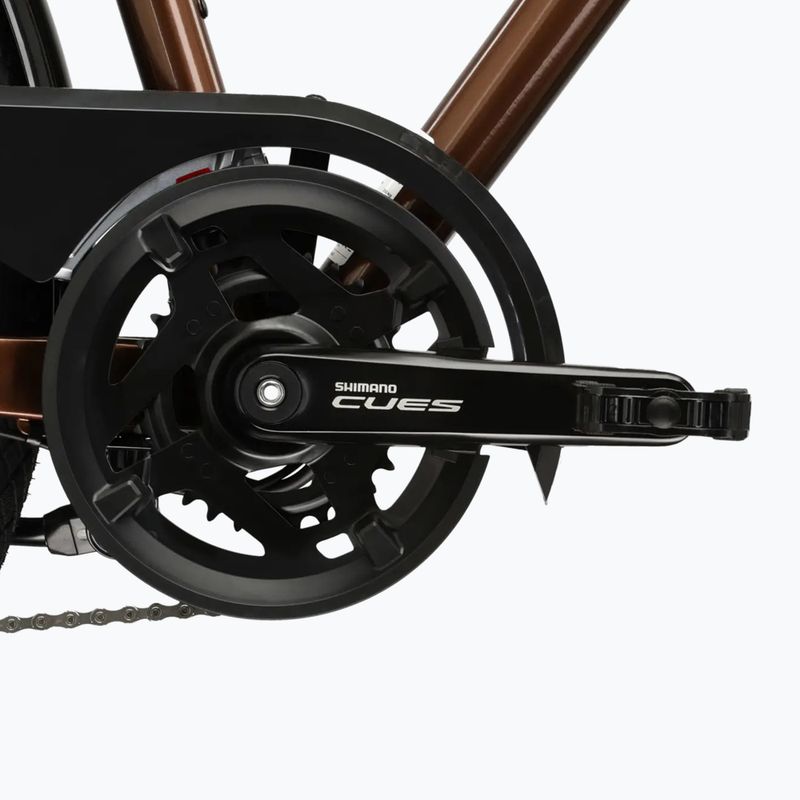 Rower trekkingowy KROSS Trans 5.0 brązowy/srebrny/połysk 10