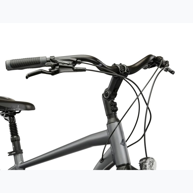 Rower trekkingowy męski KROSS Trans 4.0 szary/czarny/matowy 4