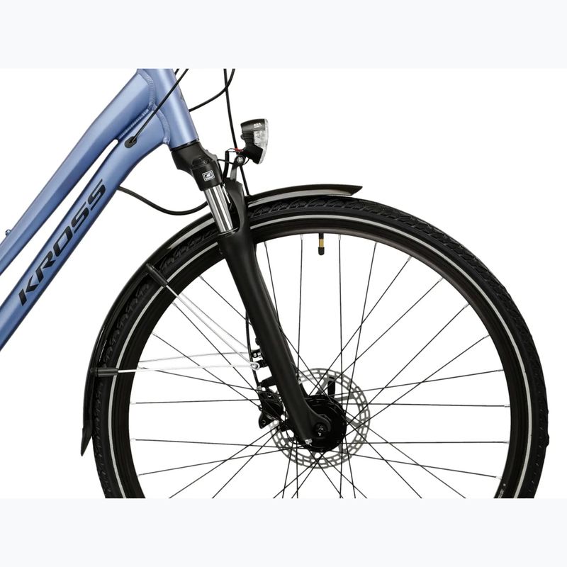 Rower trekkingowy damski KROSS Trans 4.0 W niebieski/czarny/matowy 6