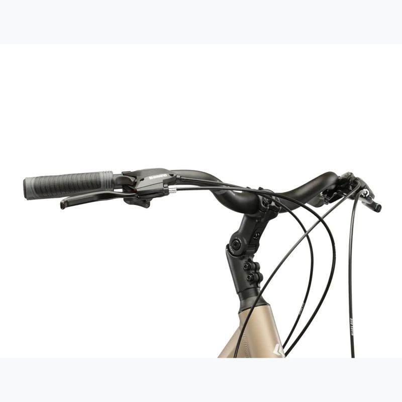 Rower trekkingowy damski KROSS Trans 3.0 W brązowy/srebrny/matowy 4