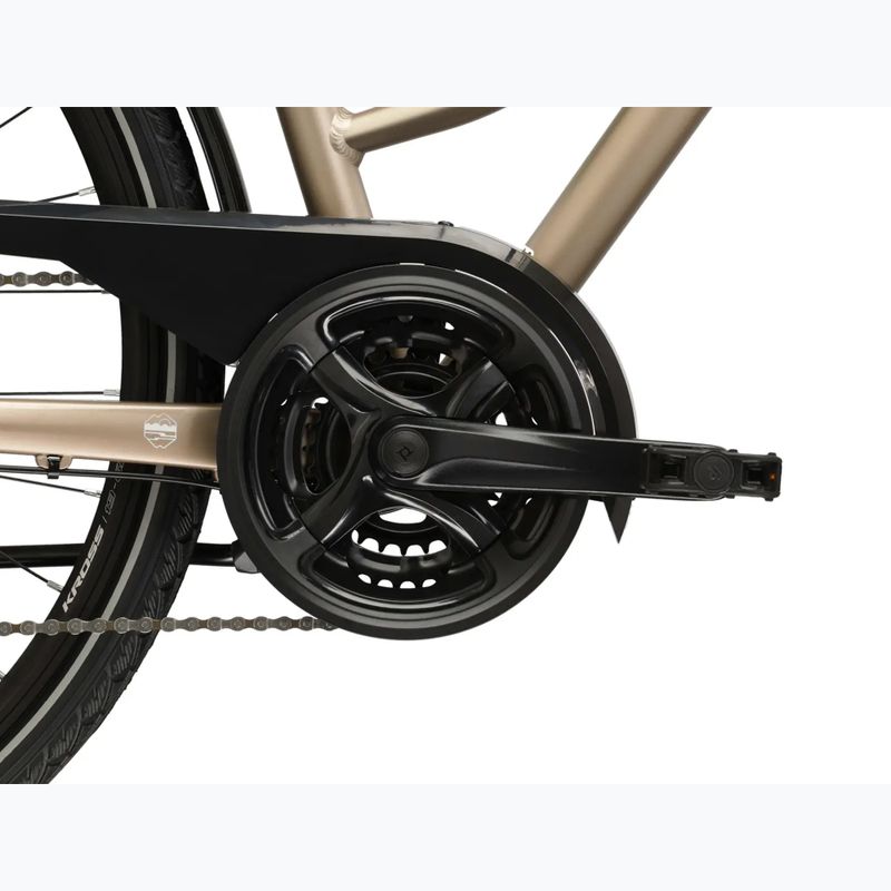 Rower trekkingowy damski KROSS Trans 3.0 W brązowy/srebrny/matowy 10