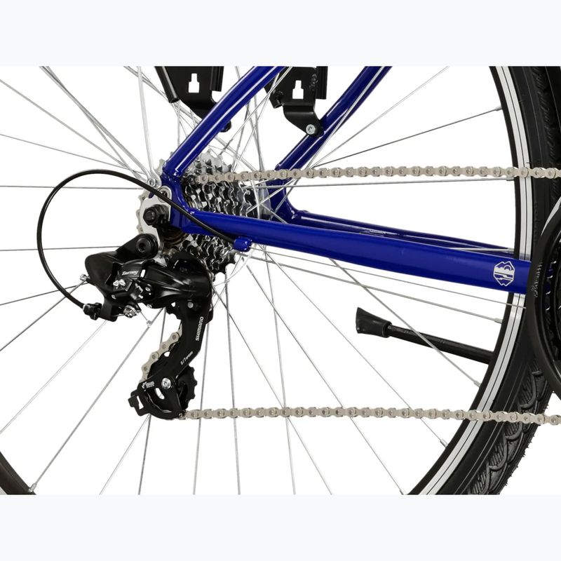 Rower trekkingowy męski KROSS Trans 1.0 granatowy/srebrny/połysk 7