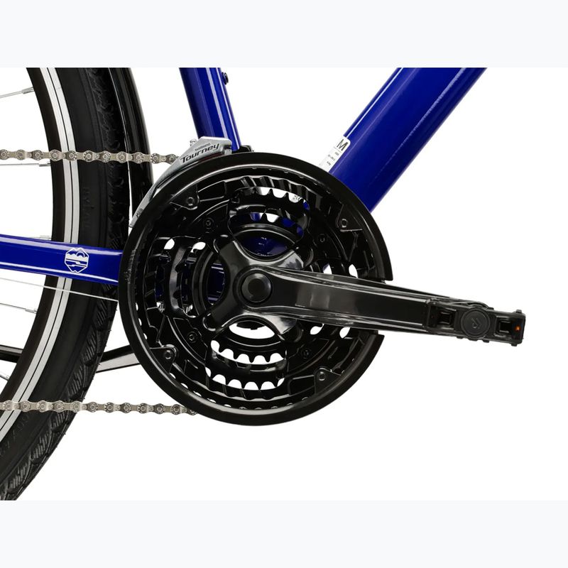 Rower trekkingowy męski KROSS Trans 1.0 granatowy/srebrny/połysk 9
