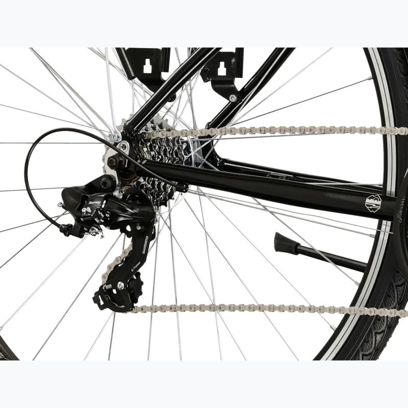 Rower trekkingowy męski KROSS Trans 1.0 czarny/srebrny/połysk 7
