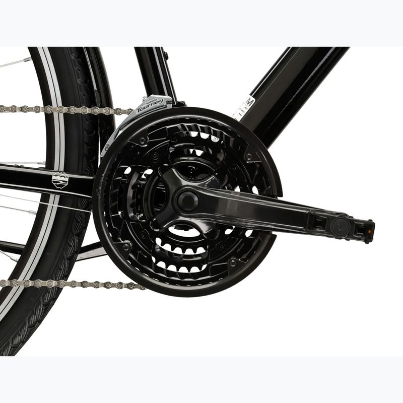 Rower trekkingowy męski KROSS Trans 1.0 czarny/srebrny/połysk 9