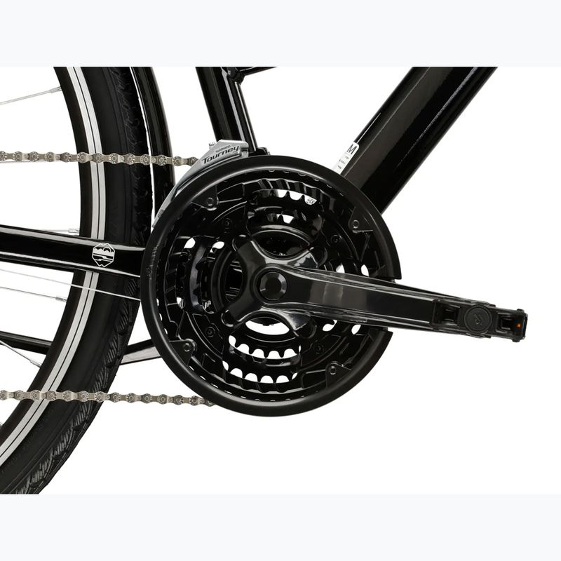 Rower trekkingowy damski KROSS Trans 1.0 W czarny/srebrny/połysk 9