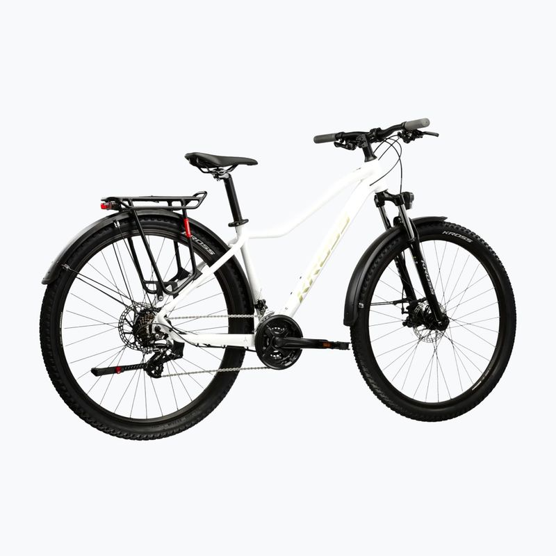 Rower górski damski KROSS Lea 2.0 Eq W 27.5 biały/złoty/połysk 3
