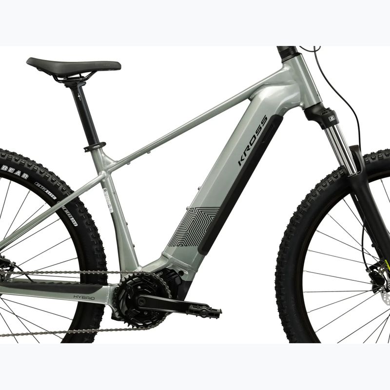 Rower elektryczny KROSS Influx Hyb 1.0 720Wh zielony/czarny/połysk 12