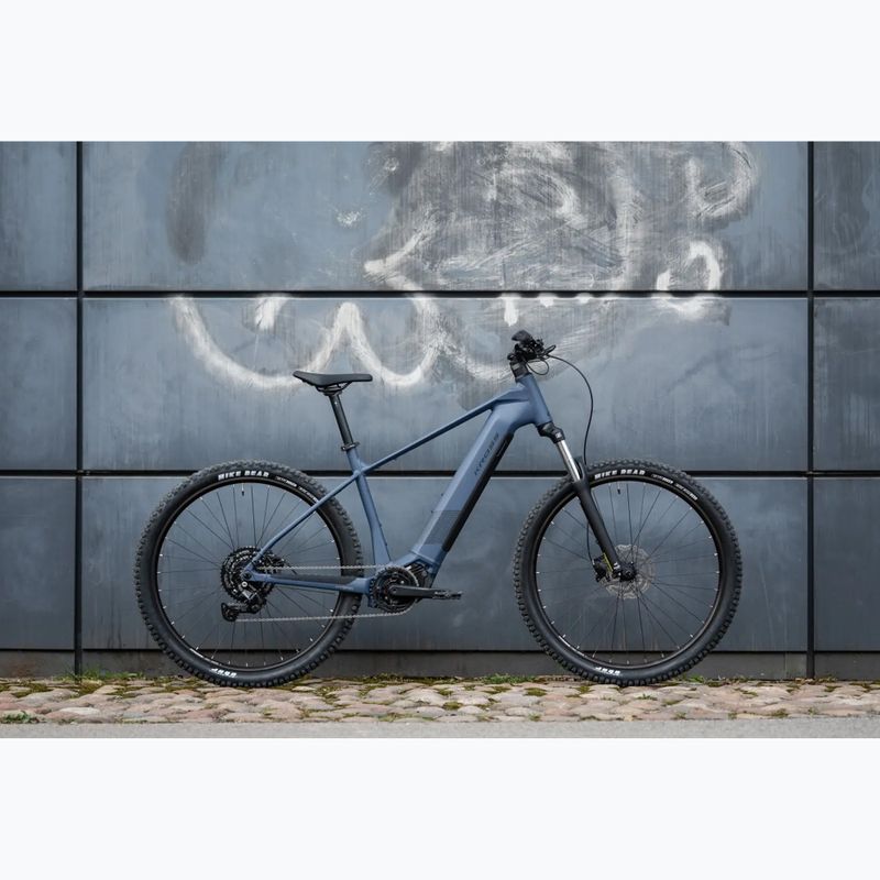 Rower elektryczny damski KROSS Influx Hyb 1.0 720Wh niebieski/grafitowy/mat 14