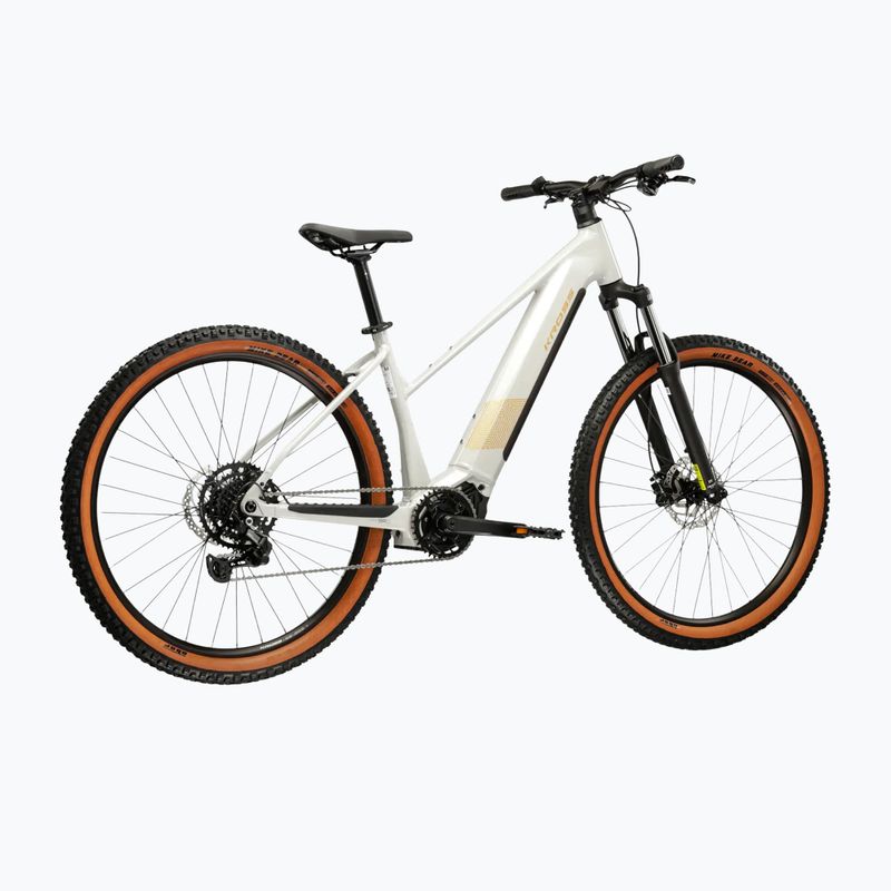 Rower elektryczny damski KROSS Influx Hyb 1.0 720Wh szary/złoty/połysk 3