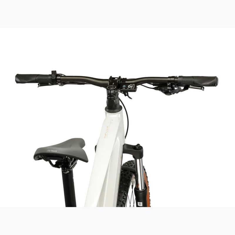 Rower elektryczny damski KROSS Influx Hyb 1.0 720Wh szary/złoty/połysk 5